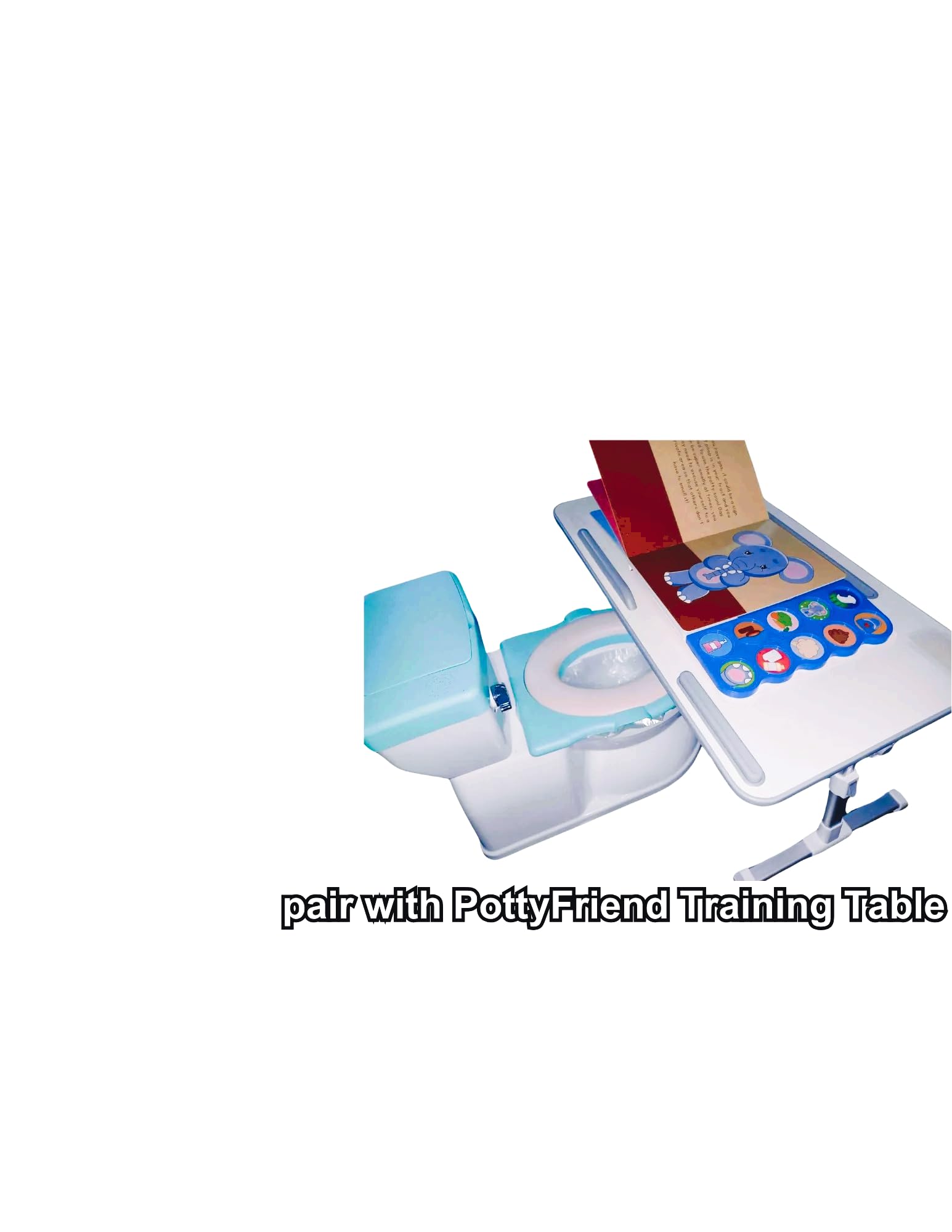 See, It's Not Scary: Elephant Goes PooPoo and You Can Too! (Mom's Choice Gold Award Recipient) Potty Training Interactive Board Book