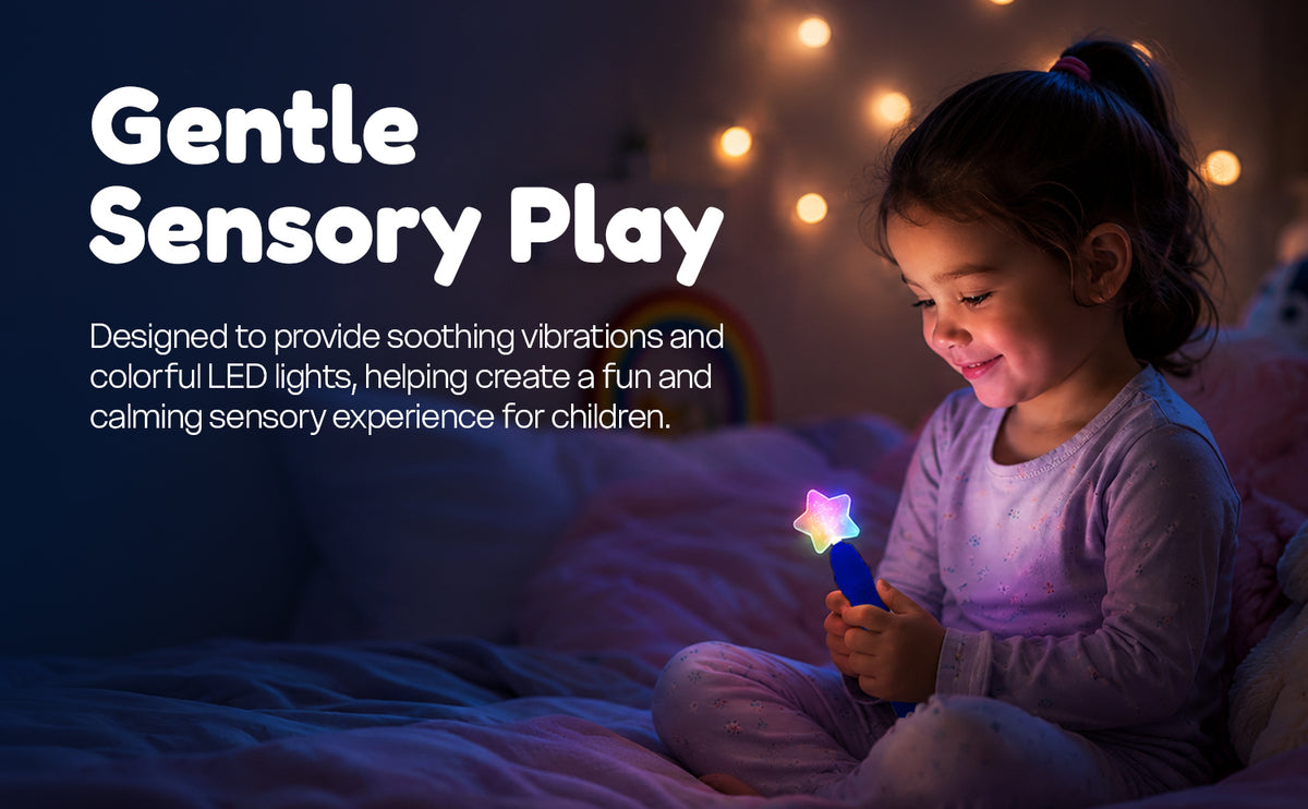 Potty Training Sensory Calming Wand Set (Blue, Pink, or Green)