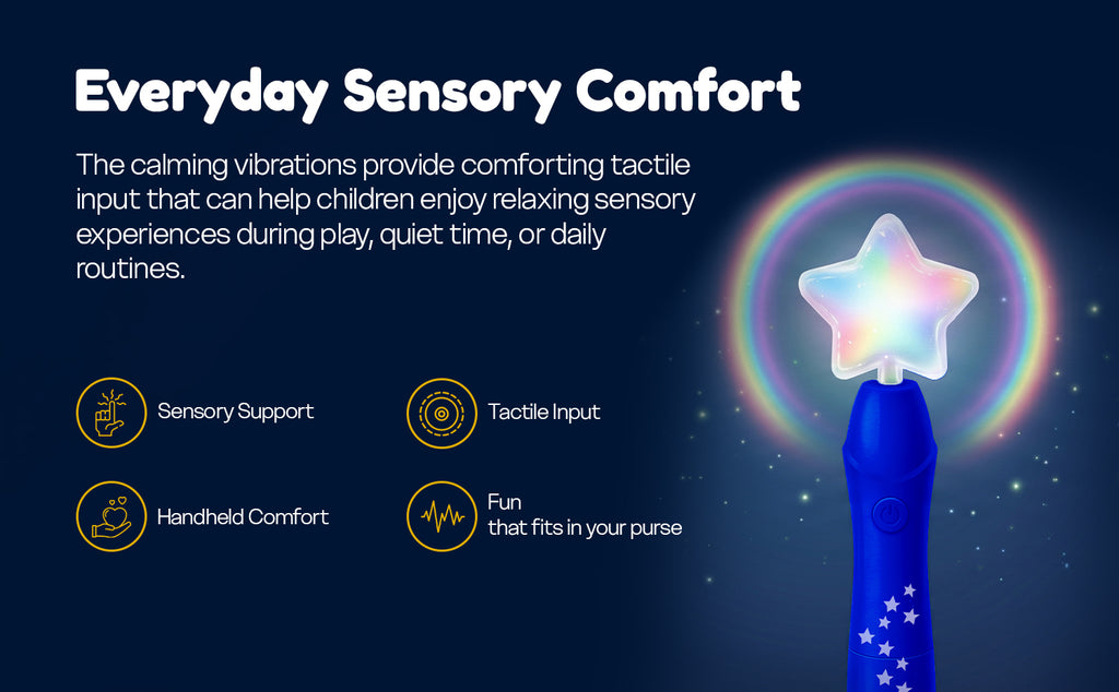 Potty Training Sensory Calming Wand Set (Blue, Pink, or Green)