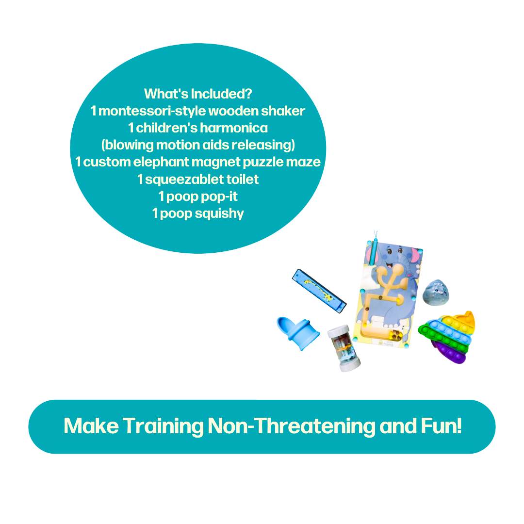 "Keep 'Em on the Toilet" Potty Training Fidget Toy Starter Pack