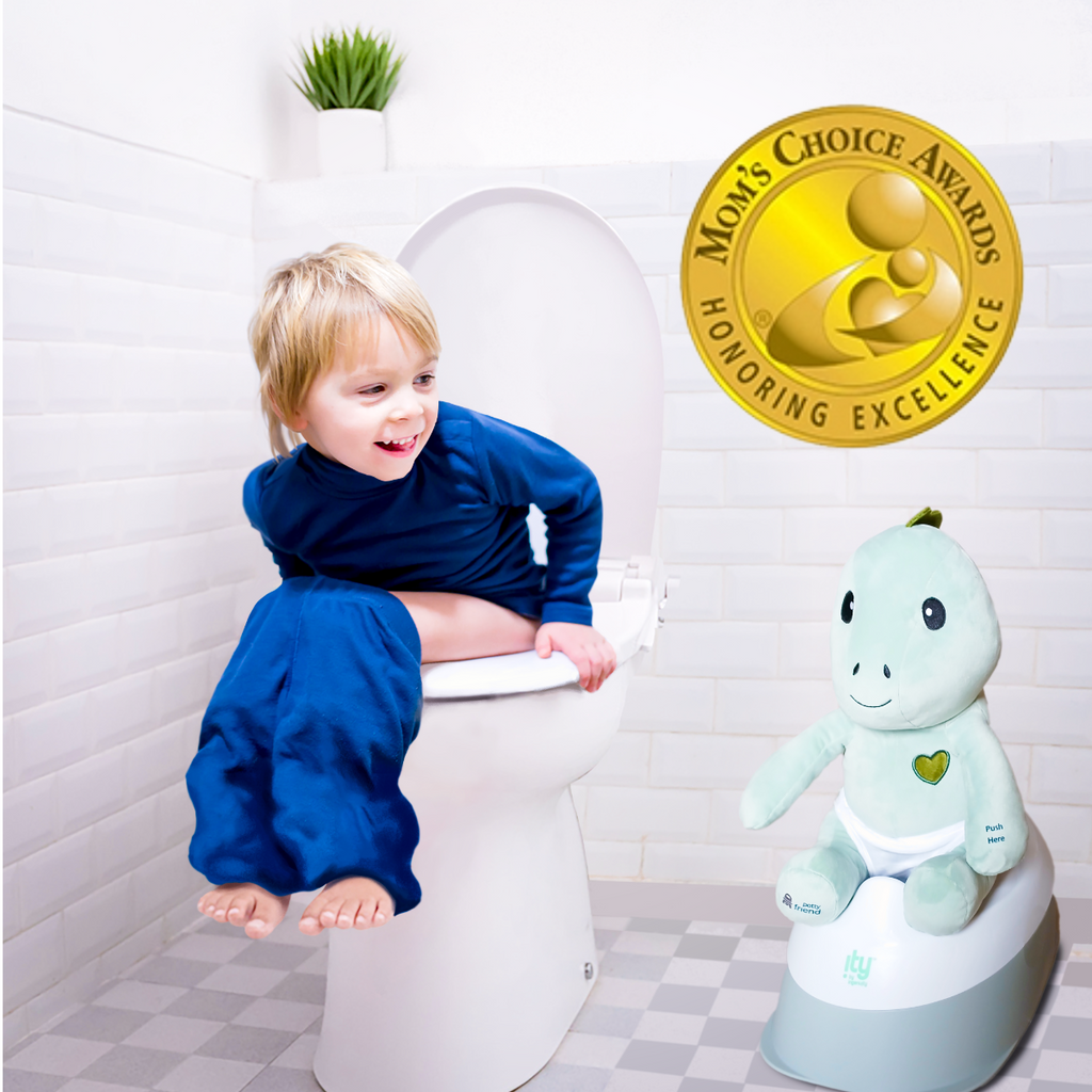 PottyFriend Interactive Potty Training Plush Stuffed Animal Friend 9 Unique Potty Training Phrases Live Simulation Fun Toddler Toilet Toys for Girls & Boys 18 Months to 3+ (Elephant, Unicorn, Dino)