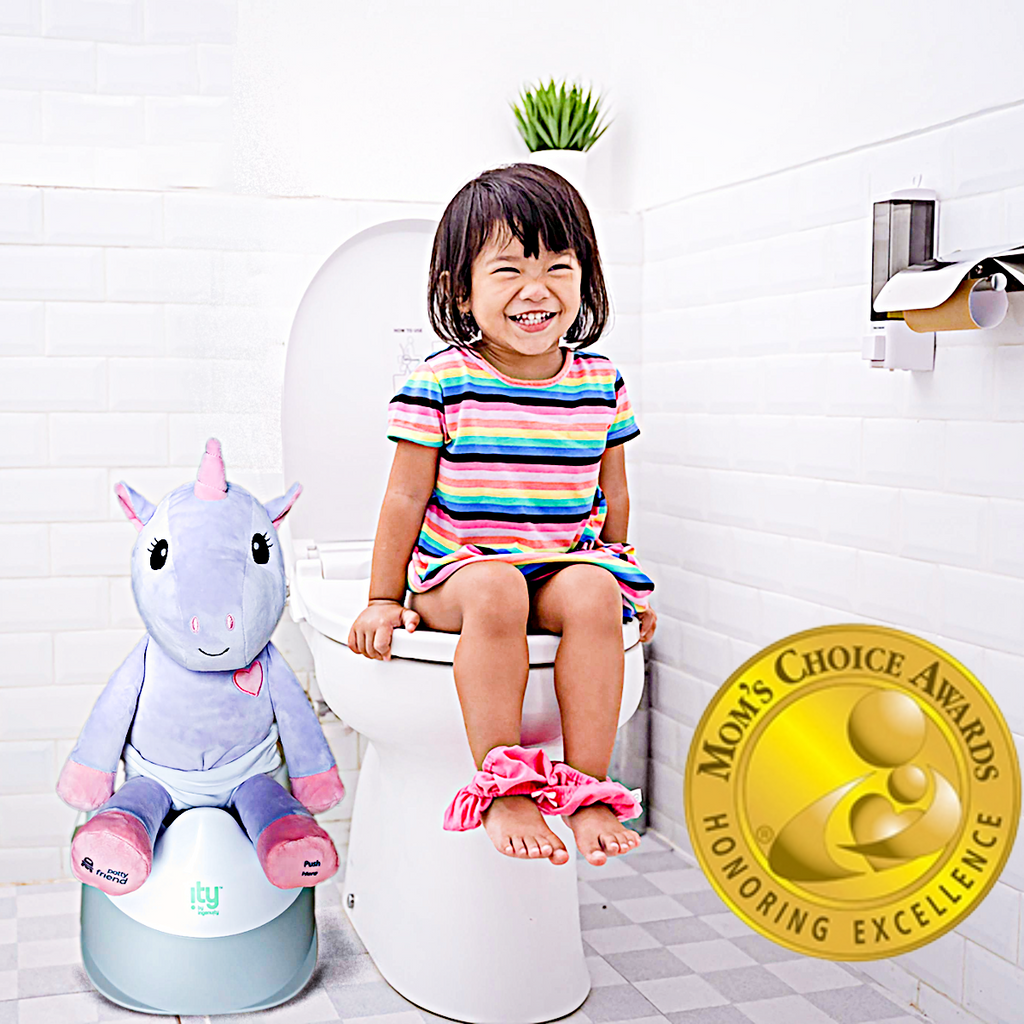 PottyFriend Interactive Potty Training Plush Stuffed Animal Friend 9 Unique Potty Training Phrases Live Simulation Fun Toddler Toilet Toys for Girls & Boys 18 Months to 3+ (Elephant, Unicorn, Dino)