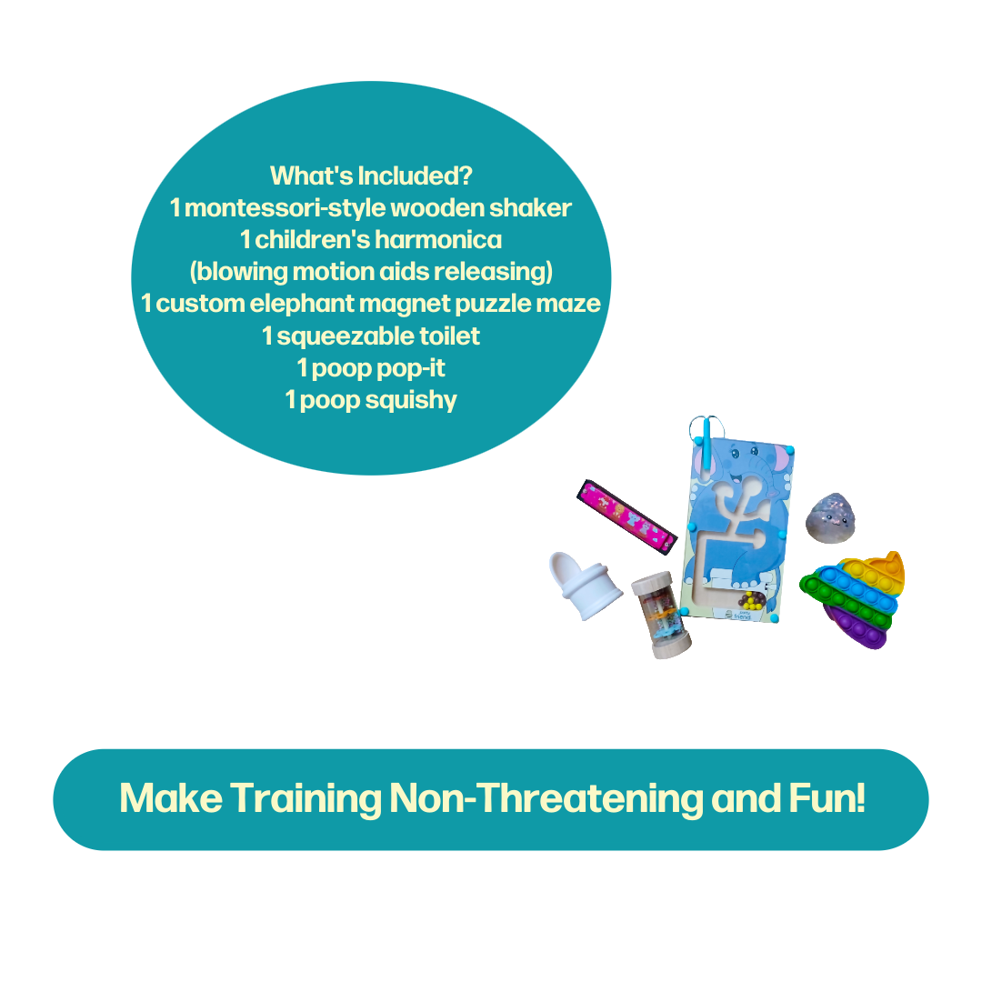 "Keep 'Em on the Toilet" Potty Training Fidget Toy Starter Pack