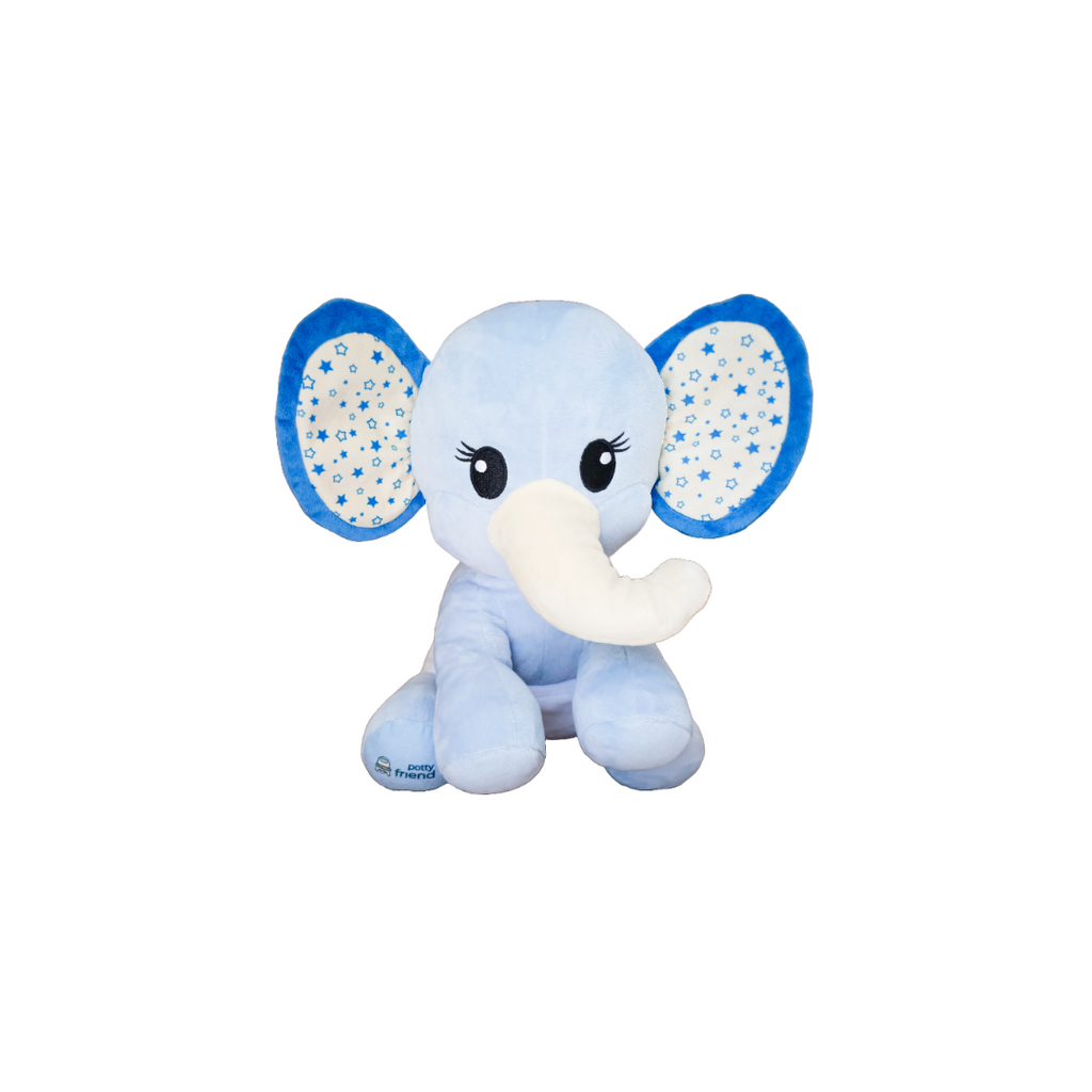 PottyFriend Interactive Potty Training Plush Stuffed Animal Friend 9 Unique Potty Training Phrases Live Simulation Fun Toddler Toilet Toys for Girls & Boys 18 Months to 3+ (Elephant, Unicorn, Dino)