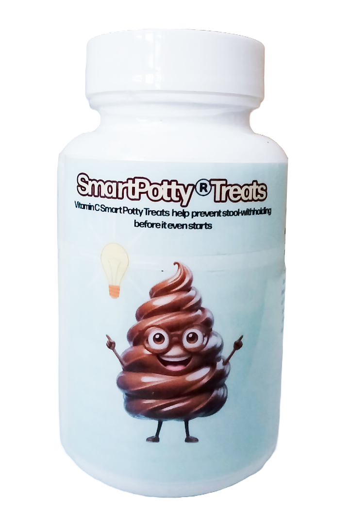 SmartPotty Vitamin C Potty Training Clean Chocolate Treat Rewards Help Prevent Constipation and Poop Withholding Before it Starts
