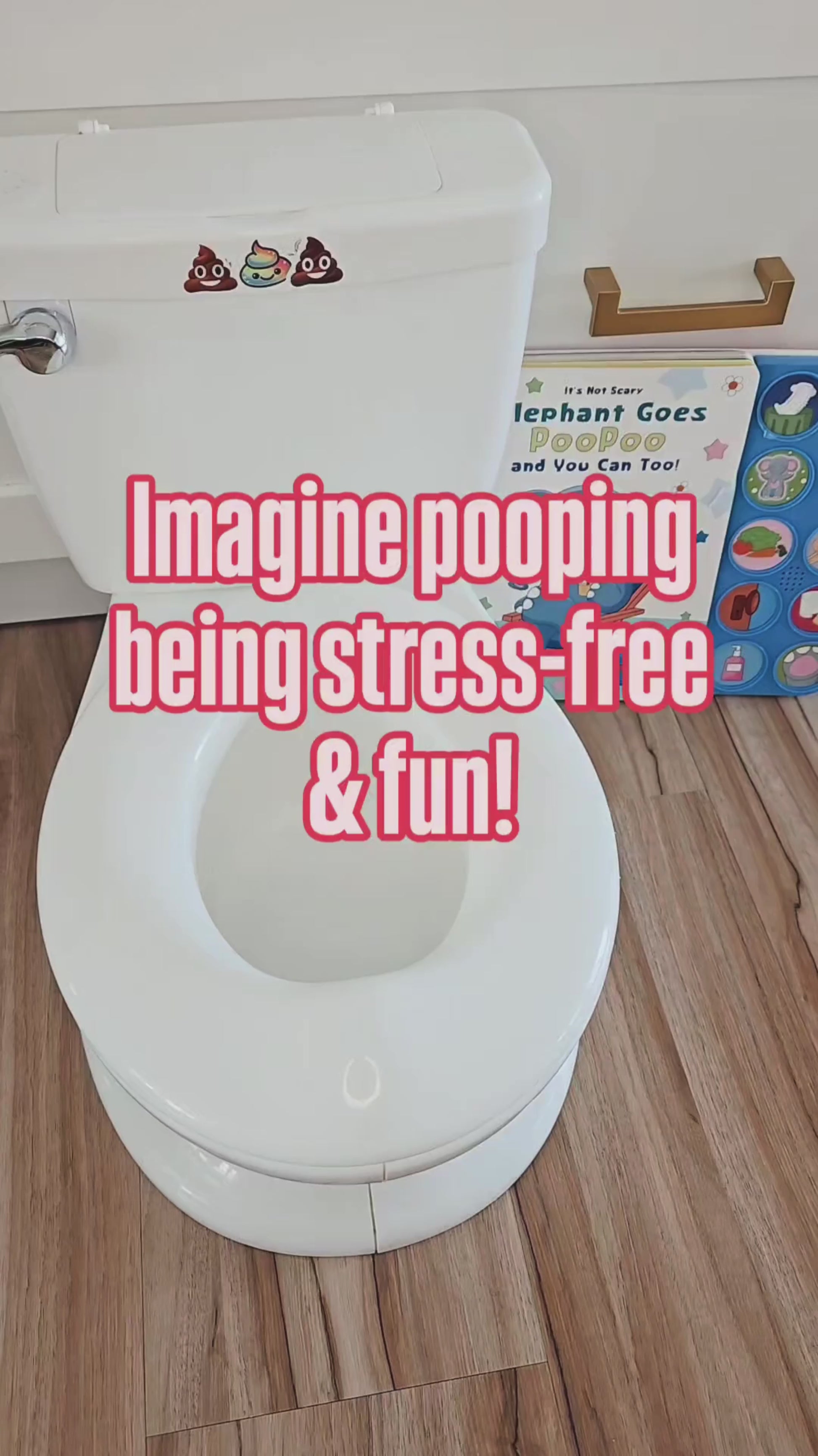 Poop Party Flushable Toilet Target Poop Release Aid for Potty Training